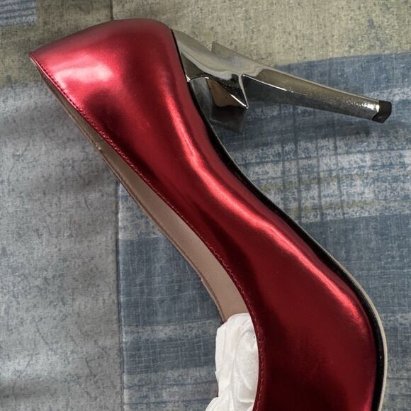 Giuseppe Zanotti Red Patent Pointed Toe Pumps Women's Heels Sz 36 - Picture 14 of 16